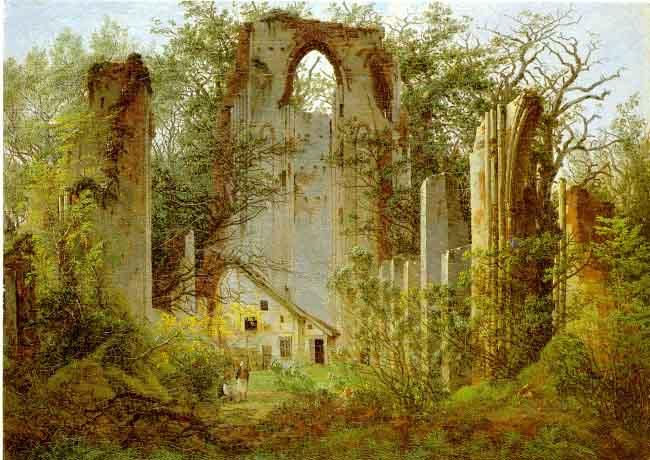 Caspar David Friedrich Klosterruine Eldena oil painting image